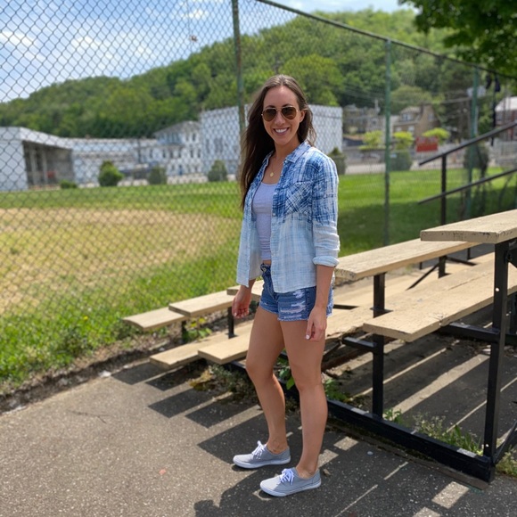 *CUSTOM DYED BUTTON DOWN - Picture 8 of 8